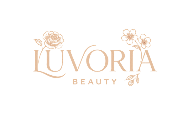 a logo for my beauty brand LUVORIA